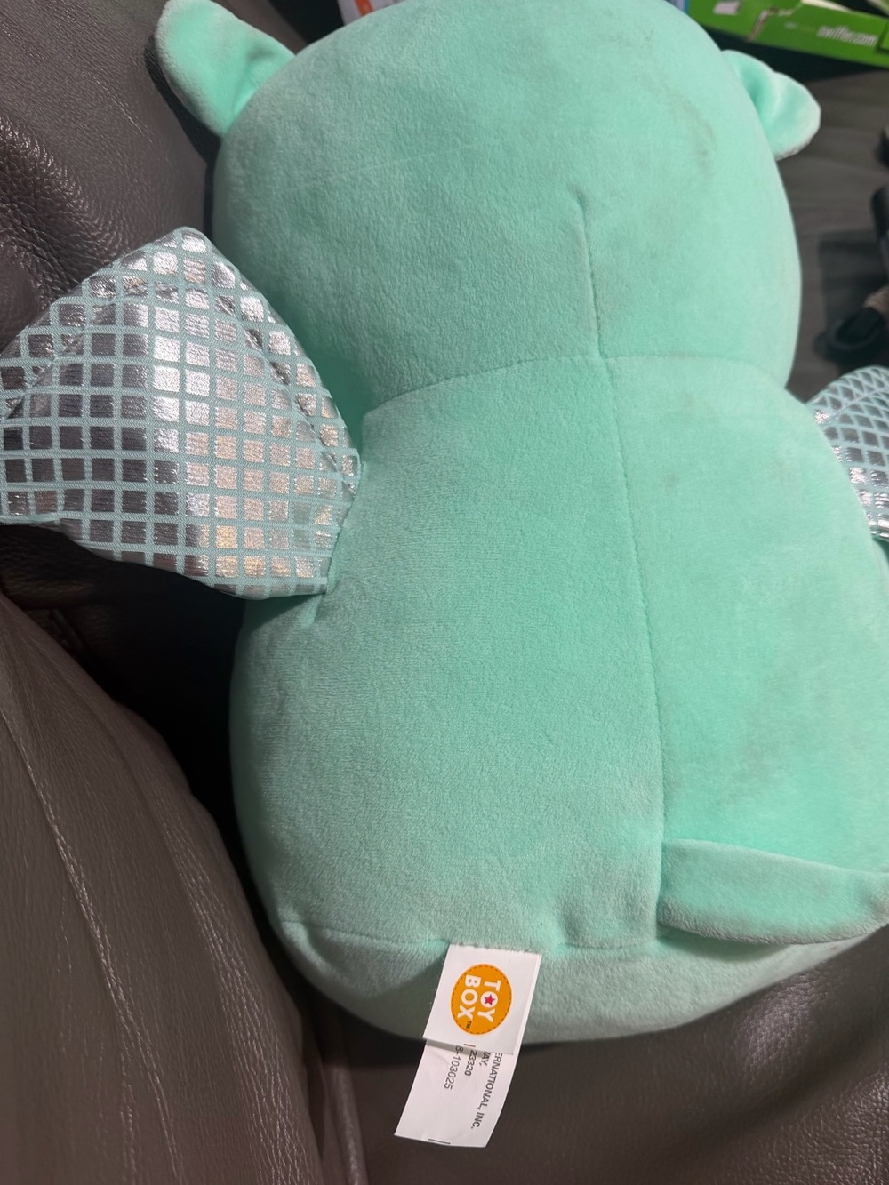 Mint Green Plush Unicorn Stuffed Animal by - Picture 3 of 5